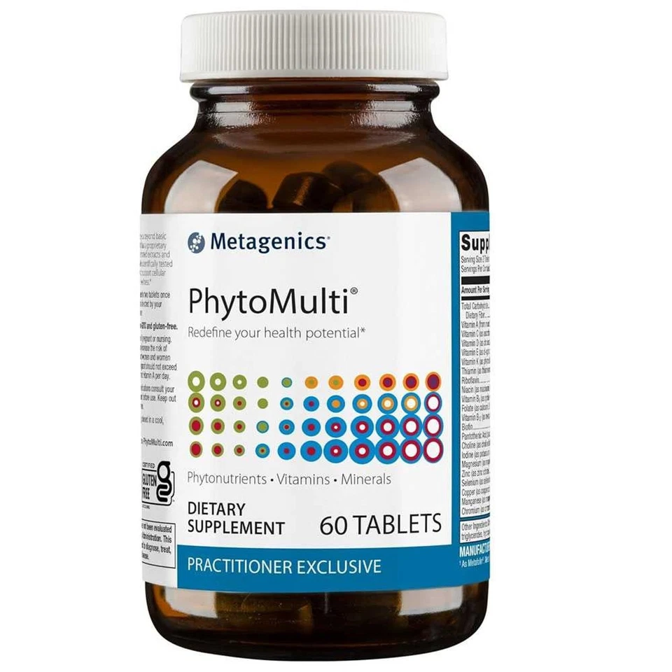 Suplemento Metagenics PhytoMulti (sin hierro) - 120 comprimidos Foto 1 de 1