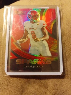 2023 Lamar Jackson Select Sparks Tie Dye /25!! - Image 1 of 3
