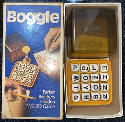 1976 Boggle Game Damaged Box No Timer Or Scorecards - Image 1 of 3