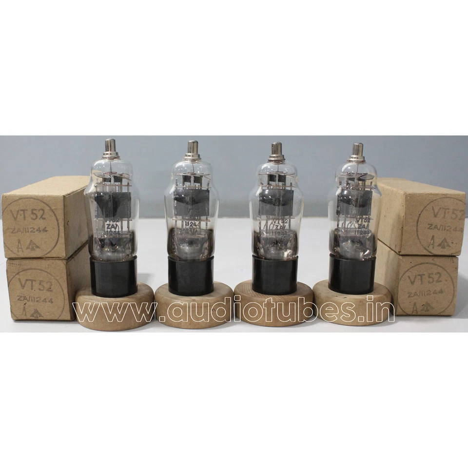 VT52 EL32 1637 ZA11244 Mullard Guardia Militar Hecho en Gran Bretaña 4 piezas Foto 1 de 4