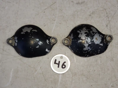 1976-81 YAMAHA TT500 XT500 CYLINDER HEAD TAPPET VALVE COVERS #583-11186-00-00 - Image 1 of 2