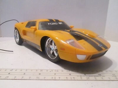 Auto Ford GT RC Car by Superway International in Yellow Black Stripes No Remote - Image 1 of 4