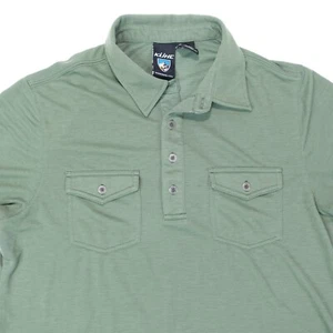 Kuhl Short Sleeve Pocket Polo Shirt Green Mens Size S - Picture 1 of 7