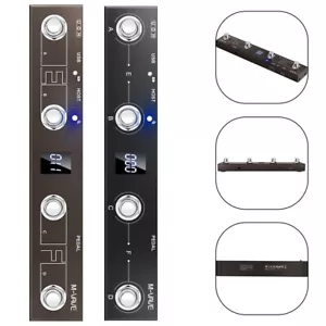 For MVAVE For MIDI Footswitch Controller Rechargeable 4 Buttons for Musicians - Picture 1 of 21