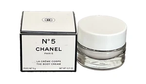 CHANEL N° 5 Women 0.21oz / 6g. Mini Size The Body Cream NEW IN BOX - Picture 1 of 2