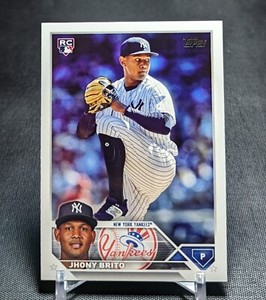 Jhony Brito Rookie RC 2023 Topps Update Card #US279 New York Yankees