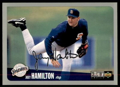 1996 Collector's Choice Silver Signature Joey Hamilton San Diego Padres #701 - Image 1 of 2