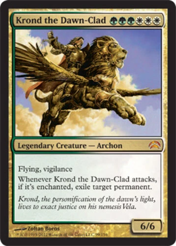 MTG - Krond the Dawn-Clad - Planechase 2012 - NM, English Magic FLAT RATE SHIP - Image 1 of 1
