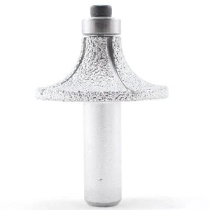 Brazed Radius Router Bit 15mm 19/32'' Head Radius Profile Wheel Shank 1/2 inch - Picture 1 of 12