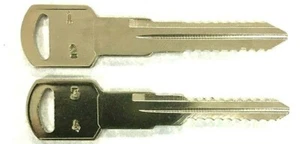 General Motors B86 P1106 Space And Depth Keys 10 Cut Blanks HPC CF215 Code Card - Picture 1 of 1