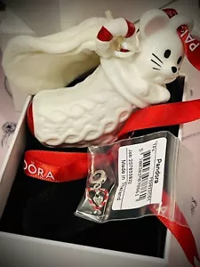 AUTHENTIC PANDORA 2023 Holiday LIMITED EDITION Ornament With Charm 792822C01 - Picture 1 of 14