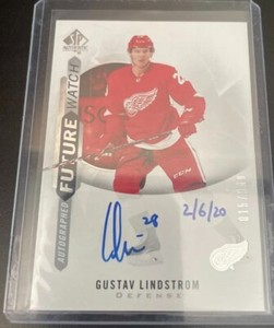 20-21 sp authentic future watch auto inscribed /50 gustav lindstrom