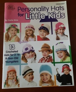 Personality Hats for Little Kids,13 crochet patterns,2006 Free Shipping! - Picture 1 of 2