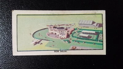 MARS LTD 1938. FAMOUS AREOPLANES, PILOTS,AND AIRPORTS. NO 8.  NEW DELHI. - Image 1 of 2