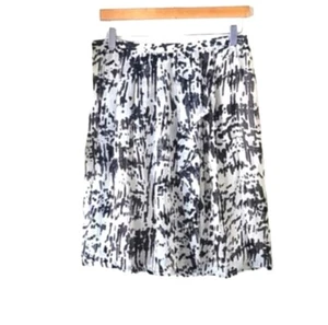 Eileen Fisher Faux-Wickelrock schwarz und beige Damengröße Large - Bild 1 von 8