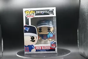 Funko Pop NFL #115 - Drew Bledsoe New England Patriots Blue Jersey - Picture 1 of 6