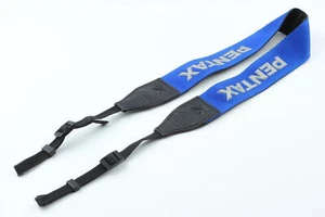 🌟Near MINT🌟 PENTAX Genuine Neck/Shoulder Strap Z Blue From JAPAN - Picture 1 of 8