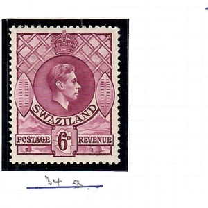 Suazilandia 1938 6 d magenta como nuevo - Imagen 1 de 1