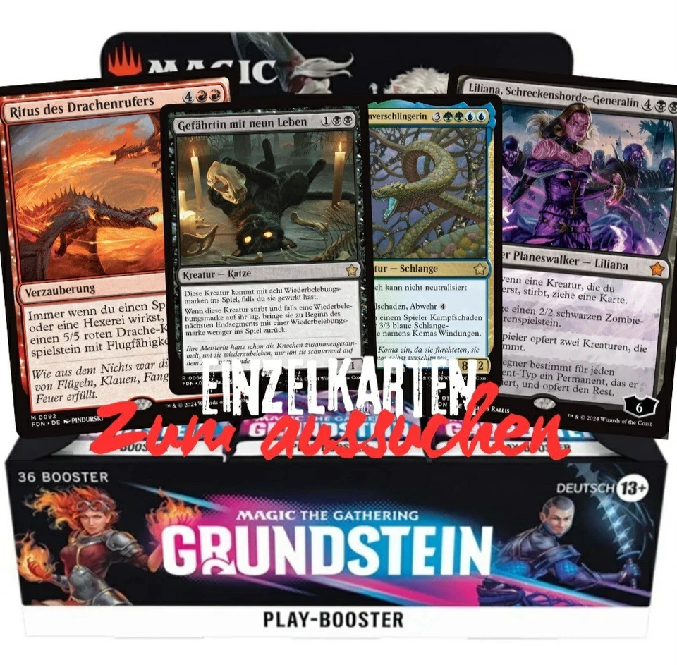 MAGIC The Gathering: GRUNDSTEIN alle Einzelkarten zum aussuchen DEUTSCH NM - Bild 1 von 1