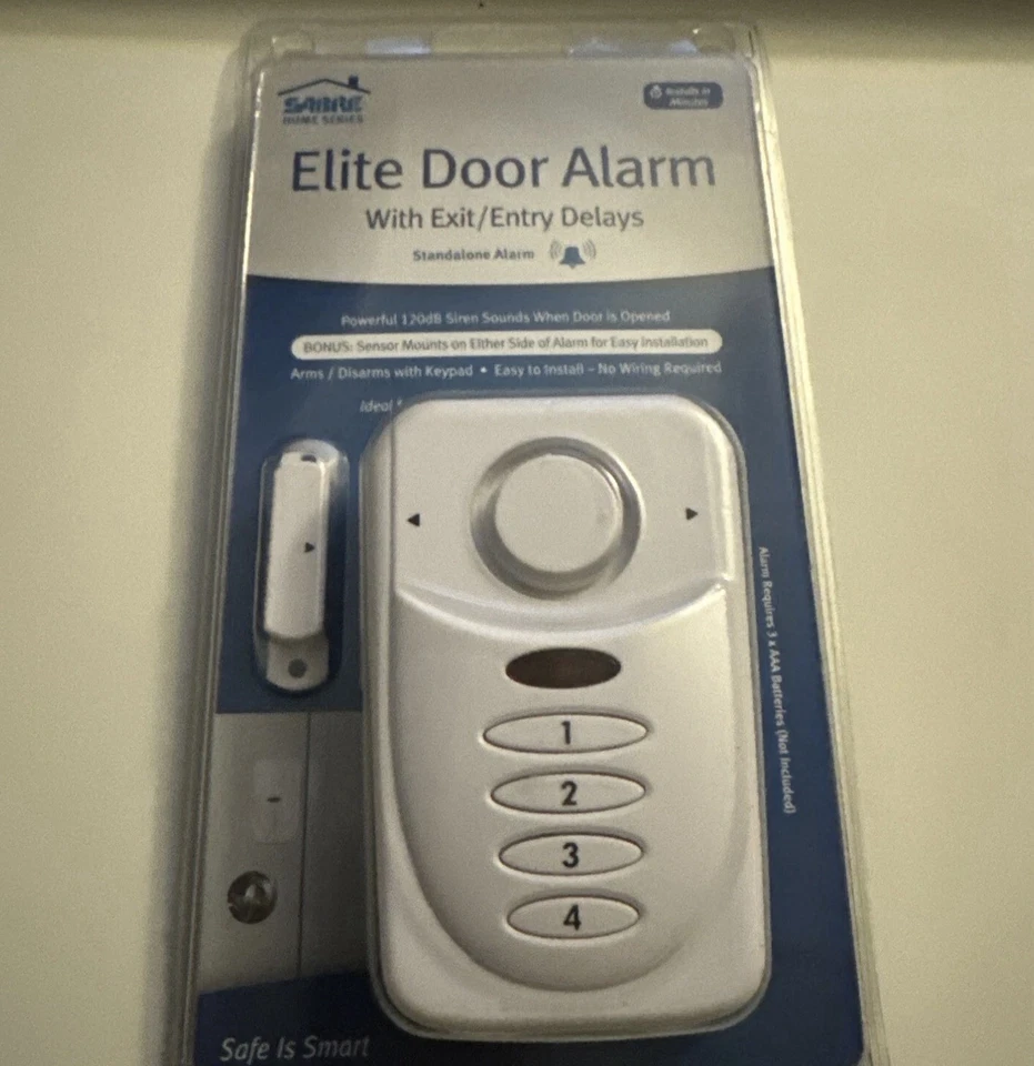 SABRE ELITE DOOR ALARM Front Back Doors Garage Shed Security Safety LOUD! HS-EDA - Image 1 of 1
