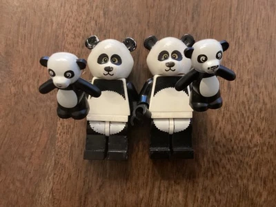2 LEGO Película Panda Guy Minifigura Serie 1 71004 CMF 2014 Traje de Oso Foto 1 de 2