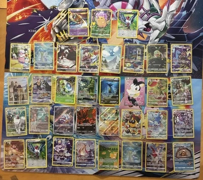 Pokemon Card Lot Full Art Alt Art Fire Lapras Emolga Ditto Ralts Scizor 35 Cards - Image 1 of 4