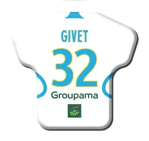 Calamita Simile a T-Shirt Calcio Stagione 2007/2008 Marseille 32 Gael Givet - Picture 1 of 9