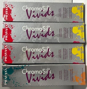 Lot of 4 PRAVANA CHROMASILK VIVIDS XL LONG LASTING VIBRANT COLOR 3 oz - Picture 1 of 3