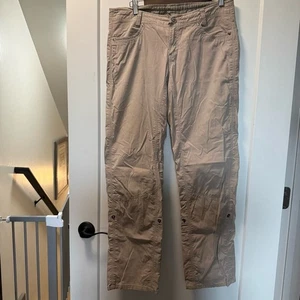 Pantalón Kuhl Legendary Tech para mujer enrollable senderismo caqui tiro medio Gorpcore exterior 12 - Imagen 1 de 5