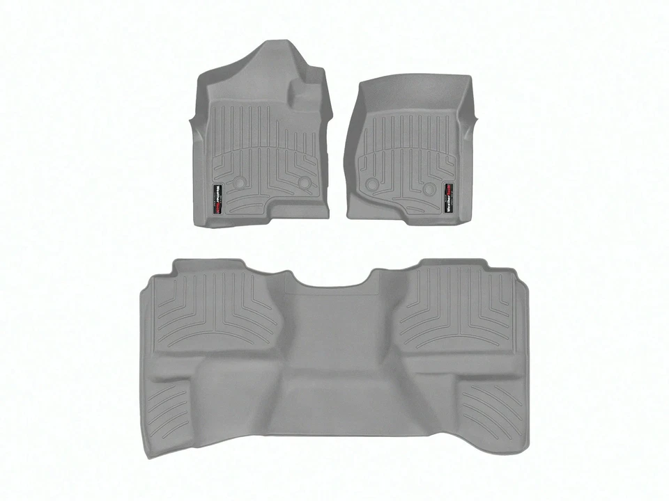 WeatherTech Floorliner для 2008-2013 GMC Sierra 1500 - 1-й и 2-й ряд, желтовато-коричневый - Изображение 1 из 1