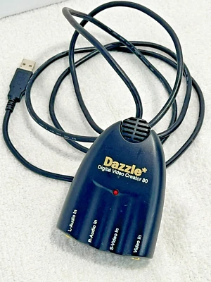 Dazzle - DVC-80 Digital Video Creator DVC 80 Video Capture Device AV USB Cable - Image 1 of 4