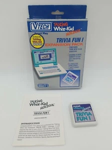 Vtech Talking Whiz Kid Notebook Trivia Fun I Expansion Pack W/ Box - Picture 1 of 4