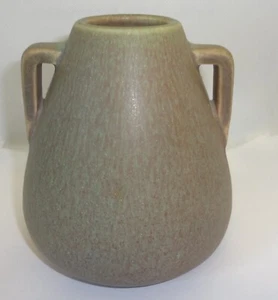 ROOKWOOD 1912 Two Handle Butress Cabinet Pottery Vase Mauve/Green #1827 - Picture 1 of 8