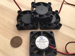 4 Pieces 5v 4010s Gdstime Computer 2pin 40x40x10mm DC Cooling Fan brushless - Picture 1 of 4