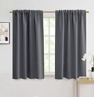 Panelsburg Short Blackout Curtains For Bedroom Windows,2 Panel Sets 48 Length...