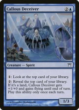 Magic MTG Tradingcard Champions of Kamigawa 2004 Callous Deceiver 53/306