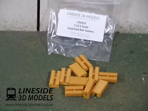 10 x G Scale Insulated Rail Joiners (LS4022) 3D Printed Garden Railway fits LGB - Picture 1 of 26