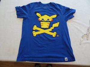 Johnny Cupcakes Pikachu The Secret Menu T-Shirt Mens Large Blue  - Picture 1 of 9