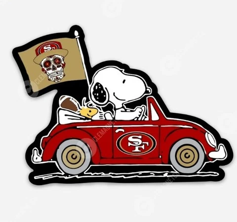 San Francisco 49ers MAGNET -  Car NFL Football San Fran Purdy Cover