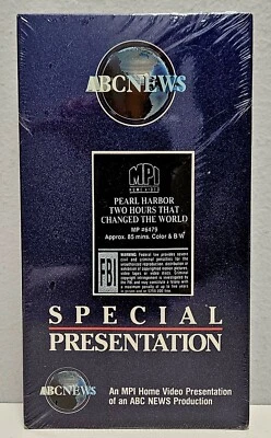 ABC News: Pearl Harbor Two Hours That Changed The World (VHS, 1991) NEW & SEALED - Image 1 of 3