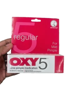 2 X Tubes OXY 5 Mild Acne & Pimple Medication Treatment 25G - Picture 1 of 4