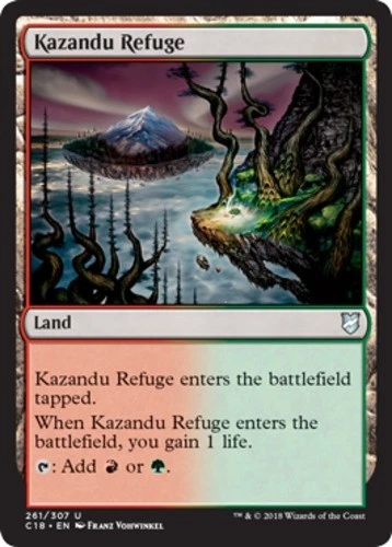 x4 Kazandu Refuge MTG Commander 2018 U M/NM, English - Image 1 of 1