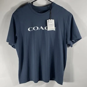 Coach Essential Tshirt C9693 ORION BLUE size L NWT - Picture 1 of 22
