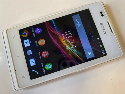Sony XPERIA E C1505 Smartphone Mobile UNLOCKED Android 4.1 - White - Image 1 of 4