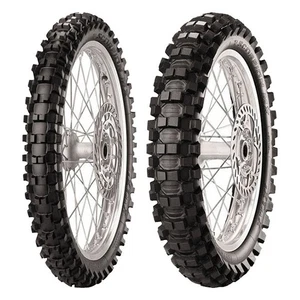 TYRE PAIR PIRELLI 80/100-21 51M + 110/90-19 62M SCORPION MX EXTRA X DOT 2022 - Picture 1 of 6
