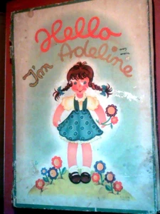 HELLO I'M ADELINE Paperdoll Animated Book Company HB, Erika Weihs 1944 28 Seiten - Bild 1 von 20