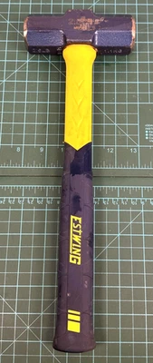 Martillo de perforación Estwing 2,5 lb 1,1 kg trineo mango de fibra de vidrio herramienta Taiwán Foto 1 de 4