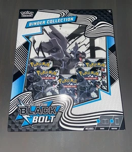 Pokémon Scarlet Violet Black Bolt Binder Sammlung SEALED - Bild 1 von 2
