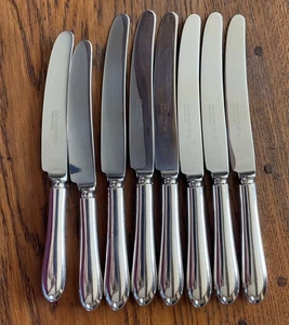 6 Silver Plated Dinner Table & 2 Dinner Table Dessert Cutlery - Hugh Fullerton - Picture 1 of 6