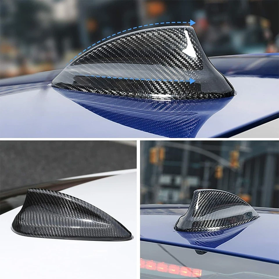 1/2set SHARK FIN ANTENNA COVER CAP FOR BMW F30 F22 F32 F36 F80 M3 M - Imagem 1 de 4